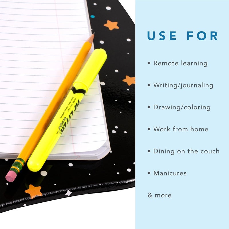 LapGear MyStyle Portable Lap Desk with Cushion - Space Odyssey - Fits up to 15.6 Inch Laptops - Style No. 45337 - Image 4